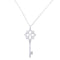 Collier Collier Tiffany & Co, "Clé", en platine, or blanc et diamants. 58 Facettes 33064