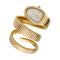 Montre Montre Bulgari, "Serpenti Tubogas", or jaune, diamants. 58 Facettes 30897