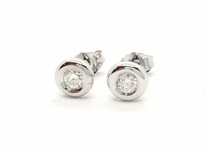 Boucles d'oreilles Boucles d'oreilles Or blanc Diamant 58 Facettes 579260RV