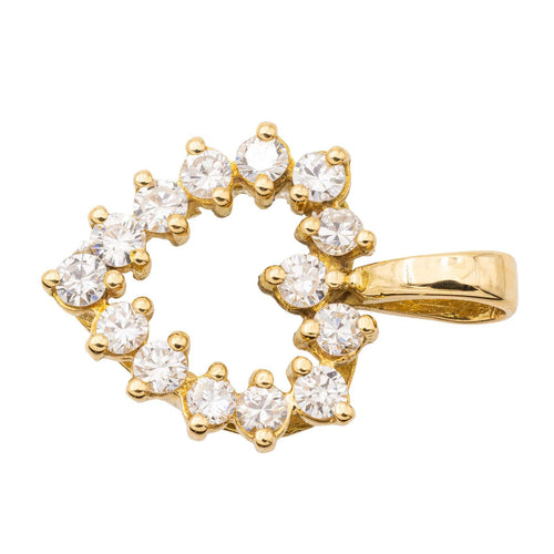 Pendentif Pendentif Coeur Or jaune Diamant 58 Facettes 2301530CN