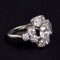 Bague Bague or gris et diamants "Marguerite Enchanteresse" 58 Facettes 1294