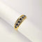 Bague Bague en or jaune diamants et saphirs 58 Facettes 5584