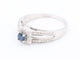 Bague 53 Mauboussin Bague Solitaire Chance of love Or blanc Saphir 58 Facettes 1655229CN