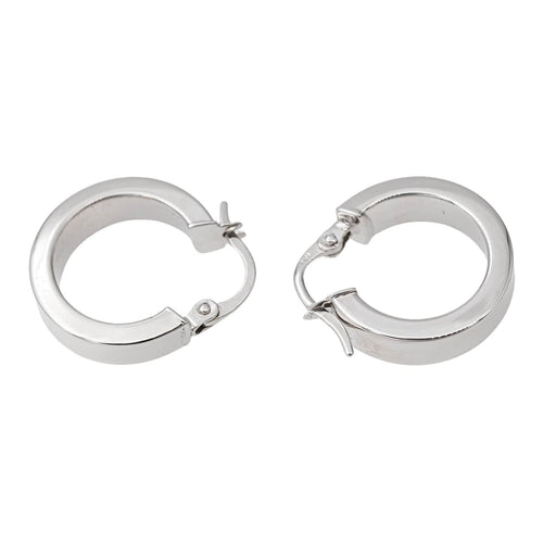Boucles d'oreilles Boucles d'oreilles Créoles Or blanc 58 Facettes 2687281CN