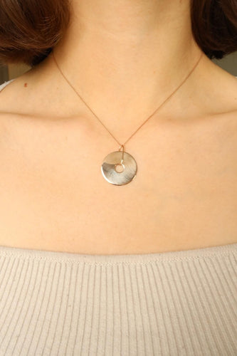 Collier Ginette NY Collier Donut On Chain Or rose 58 Facettes 2519192CN