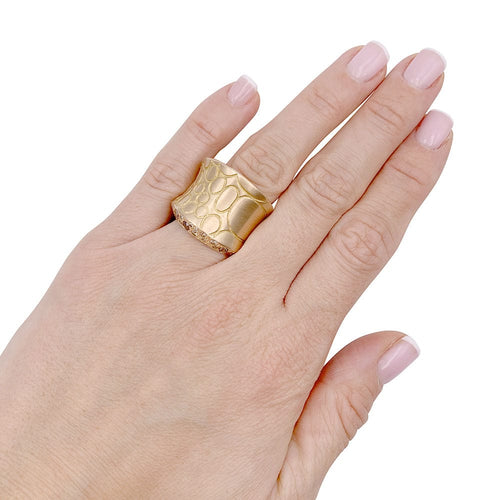 Bague 53 Bague Pomellato, "Cocco", or rose, diamant bruns. 58 Facettes 33189