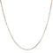 Collier Chaine or jaune maille plate imbriquée 58 Facettes 23-073