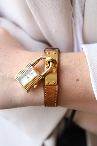 Montre Hermès Montre Kelly Plaqué or 58 Facettes 2027468CN
