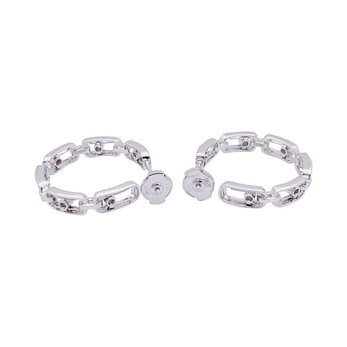 Boucles d'oreilles Boucles d'oreilles Messika, "Move Link", or blanc, diamants. 58 Facettes 33237