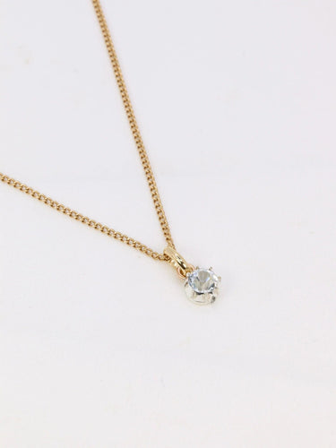 Pendentif Pendentif solitaire pierre du Rhin 58 Facettes 836