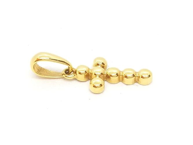 Pendentif Pendentif Croix Or jaune 58 Facettes 06556CD