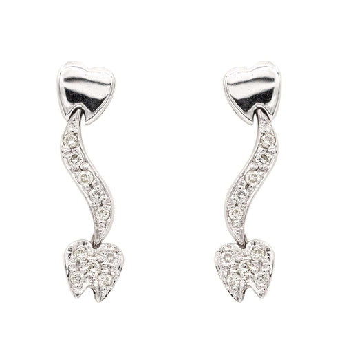 Boucles d'oreilles Boucles d'oreilles Or blanc Diamant 58 Facettes 2363215CN