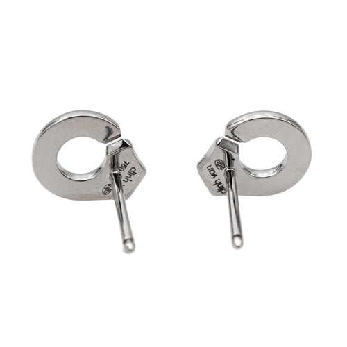 Boucles d'oreilles Dinh Van Boucles d'oreilles Menottes Or blanc Diamant 58 Facettes 2773203CN