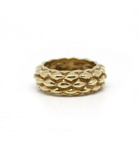 Bague 49 / Jaune / Or 750 Bague CHAUMET or jaune 58 Facettes 120420R