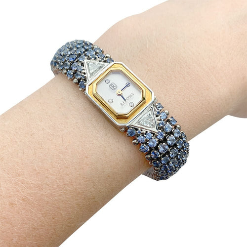 Montre Montre Repossi, deux ors, saphirs, diamants. 58 Facettes 32054