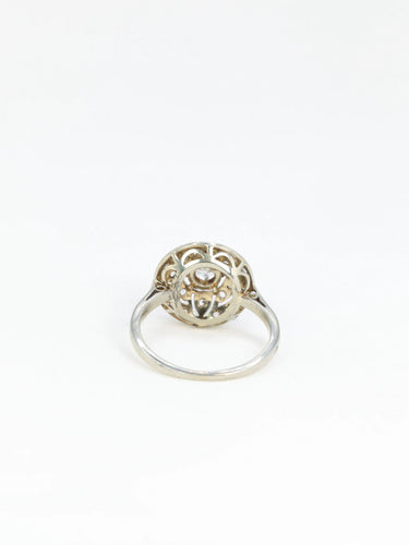 Bague Bague dôme Belle Epoque en or et diamants 58 Facettes 751