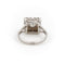 Bague 51 Bague Art déco Or blanc Diamant 58 Facettes 1783263CN