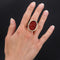 Bague 57 Bague intaille sur cornaline en or 58 Facettes 21-383