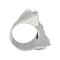 Bague 57 Bague Tank en platine et diamants. 58 Facettes 31424