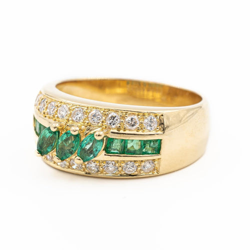 Bague 54 Bague Or jaune Emeraude 58 Facettes 1667652CN
