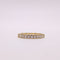 Bague Alliance demi-tour 11 Diamants or jaune 58 Facettes