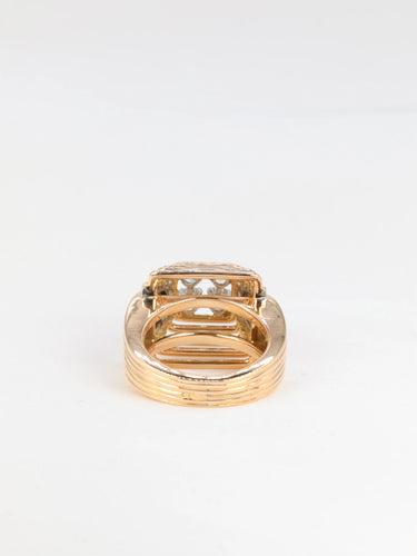 Bague Bague en or jaune, diamants 58 Facettes 546