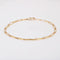 Bracelet Fin bracelet gourmette alternée 58 Facettes CVBR55