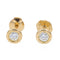 Boucles d'oreilles Boucles d'oreilles Puces Or jaune Diamant 58 Facettes 2340393CN