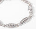 Bracelet Bracelet maillons ovales or et diamants 58 Facettes 0