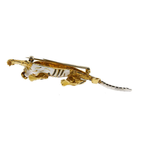 Broche Broche Tigre Diamants 58 Facettes 29812