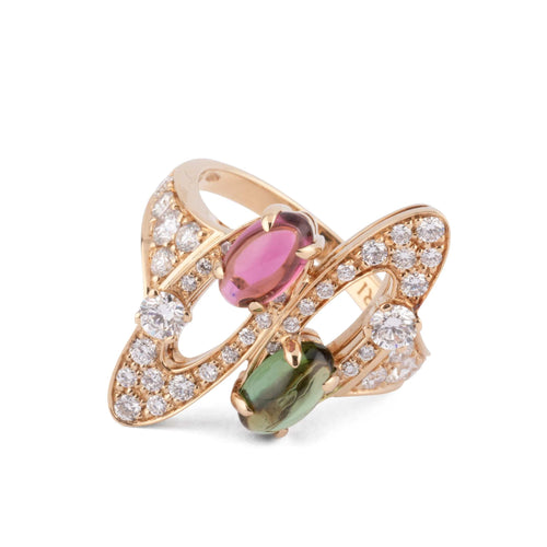 Bague Bague Bvlgari "Elisia" Or Jaune 58 Facettes 0