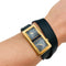 Montre Montre Chopard "Dualtime" en or jaune sur cuir. 58 Facettes 27257