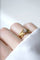 Bague Bague jonc diamant volutes or jaune 58 Facettes