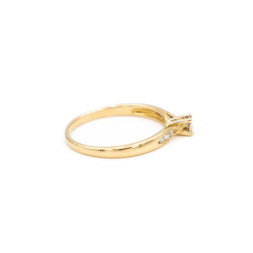 Bague 55.5 Bague Solitaire Or jaune Diamant 58 Facettes 1639488CN