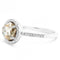 Bague 54 Bague or blanc diamants 58 Facettes 31E01361