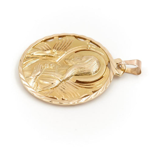 Pendentif Pendentif Médaille religieuse Or jaune 58 Facettes 1969301CN