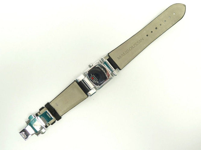 Montre montre MAUBOUSSIN alessandrine 321 quartz 25 mm en acier et diamants 58 Facettes 244340