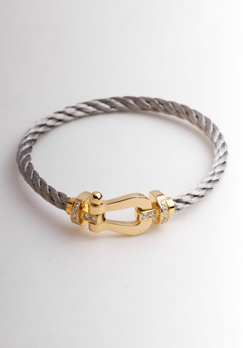 Bracelet Bracelet FRED Force 10 GM Or Jaune 750/1000 58 Facettes 64366-60729