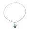 Collier Collier Chaumet "Attrape-moi... si tu m'aimes", or blanc, diamants, pierres de couleurs. 58 Facettes 30683