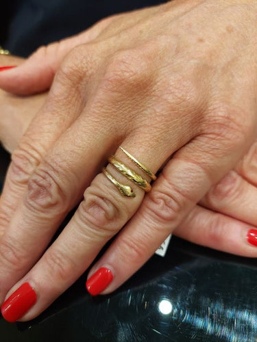 Bague 54 BAGUE SERPENT RUBIS 58 Facettes 070891