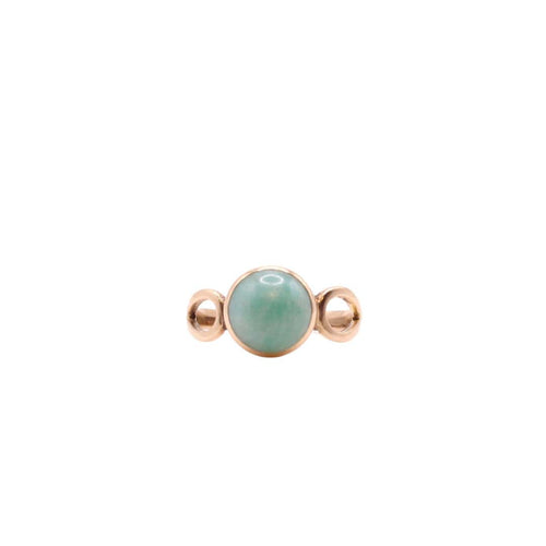 Bague Bague pierre verte Or jaune 58 Facettes