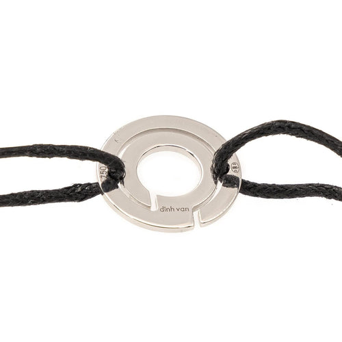 Bracelet Dinh Van Bracelet Cordon Seventies Or blanc Diamant 58 Facettes 2024993CN