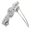Clip Clip J.Lacloche, "Volutes", platine, or blanc, diamants. 58 Facettes 32373