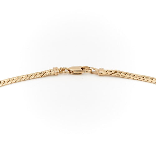 Collier Collier Maille anglaise Or jaune Saphir 58 Facettes 1791800CN