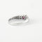 Bague 54 Bague Saphirs roses et éclats de diamants 58 Facettes