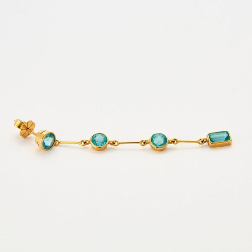 Boucles d'oreilles Boucles d'oreilles Apatites 58 Facettes