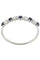 Bague DEMI-ALLIANCE SAPHIRS ET DIAMANTS 58 Facettes 047981