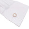 Boutons de manchette Boutons de manchette en deux tons d'or. 58 Facettes 32741