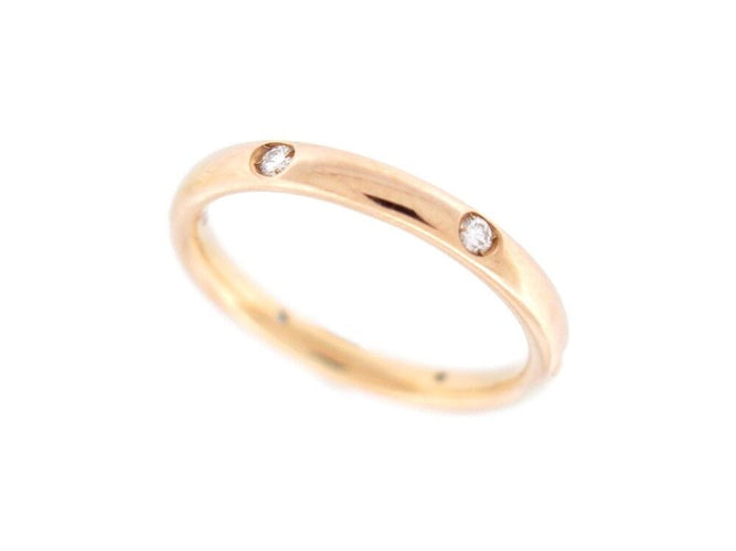Bague 54 bague POMELLATO lucciole alliance or jaune 6 diamants 0.13ct t54 58 Facettes 244386