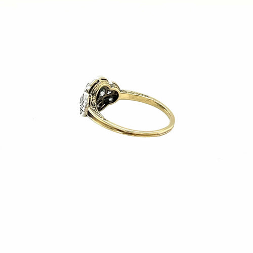 Bague 53 Bague filigrane Or Diamants 58 Facettes